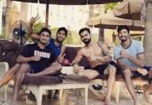 দুবাইয়ের গরম থেকে বাঁচতে সুইমিং পুলে কোহলিরা